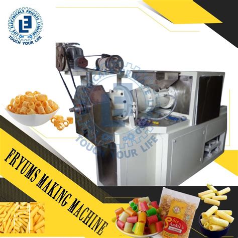 Automatic Potato Chips Wheel Fryums Extruder For Industrial At