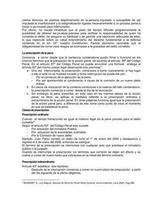 Prescripci N De La Accion Penal Pdf