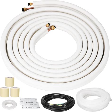 Amazon.com: 25 Ft Mini Split Line Set Air Conditioning Copper Tubing