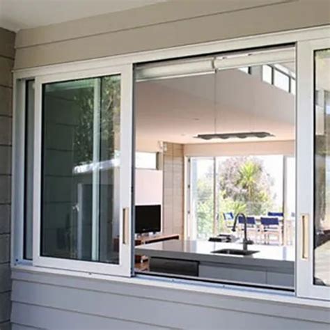 Modern Powder Coated Rectangular Aluminium Sliding Window For Home