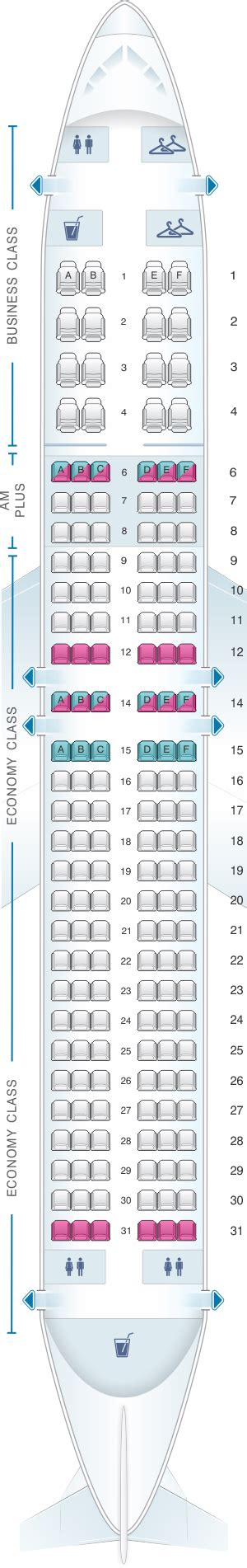 Seat Map Aeromexico Boeing B Max Seatmaestro