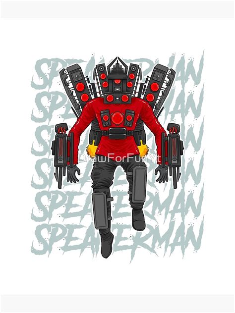 Speakerman Skibidi Toilet Fan Art Canvas Print For Sale By