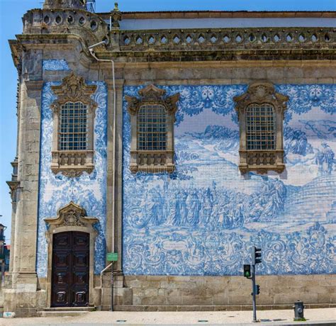 Porto Famous Historic City Portugal Architecture Of Old Town Azulejo