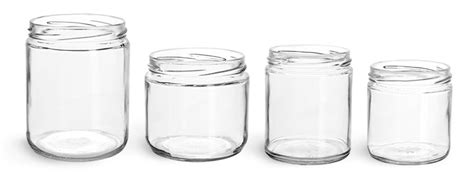 Sks Bottle And Packaging 8 Oz Frosted Glass Straight Sided Jars Bulk Caps Not Included