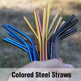 Wholesale Reusable Stainless Steel Drinking Straws Steelys Straws