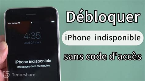 4 Solutions Déverrouiller iphone SE indisponible sans code d accès