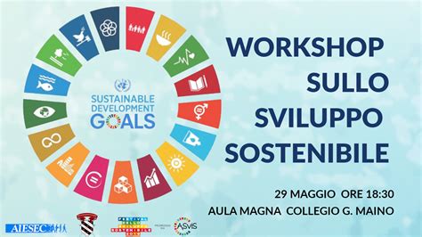 29 Maggio Workshop Sullo Sviluppo Sostenibile News Unipv