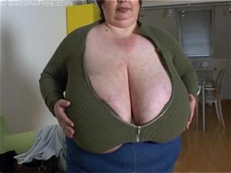 Karola Silicone Free Mature BBW Freakishly HUGE Tits 2 19 16