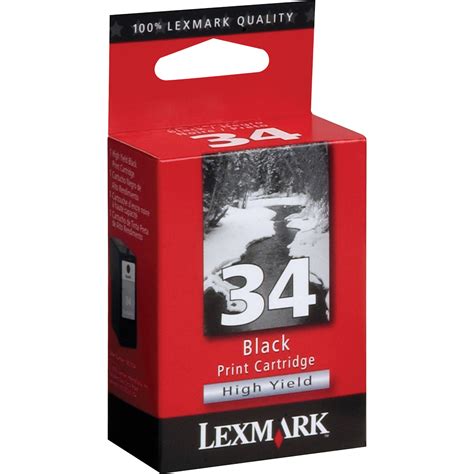 Lexmark 18C0034 34XL Black High Yield Ink Cartridge 18C0034 B H