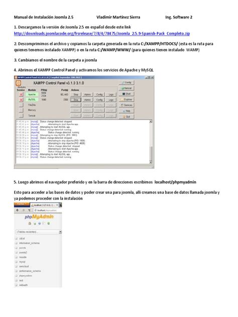 Manual De Instalación Joomla 2 Pdf Joomla Point And Click