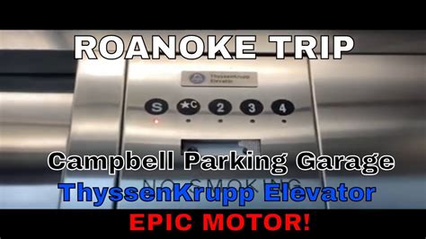 Epic Motor 2008 Thyssenkrupp Hydraulic Elevator At Campbell Parking