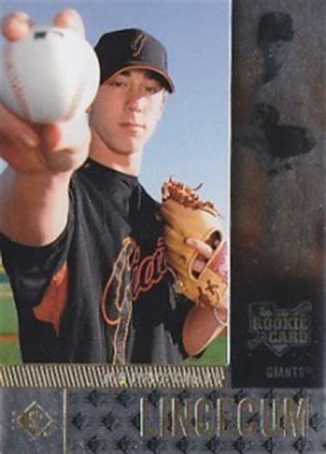 Tim Lincecum Cards, Rookie Cards and Autographed Memorabilia Guide