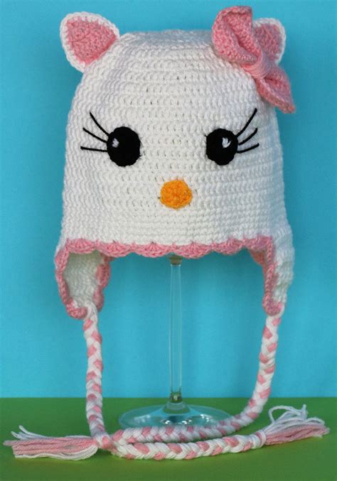 Crochet Hat Hello Kitty