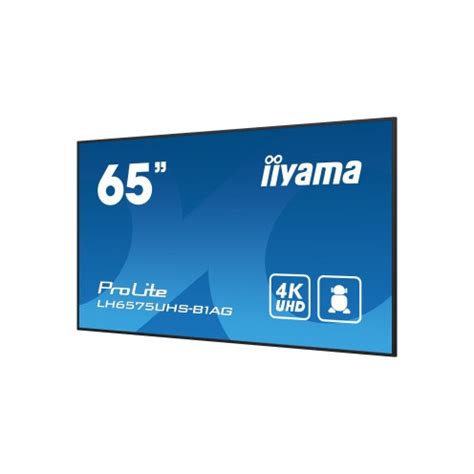 מסך IIYAMA 65 ProLite 4K Android 24 7 Professional IPS Monitor