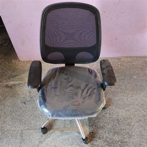 Rexine Mid Back Black Office Mesh Chair At Rs 2800 In Mumbai ID