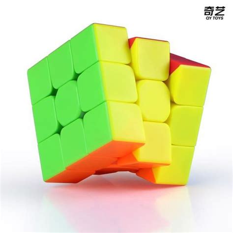 CASSE TETE Stickerless Cube Magique 3x3x3 Pour Enfants Puzzle