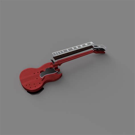 Sg Standard Style Cad Guitar Plan String Pluckery