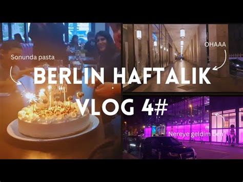 BERLIN GÜNLÜK VLOG 4 Ilk meslek Günüm Büyük Asya Market turu