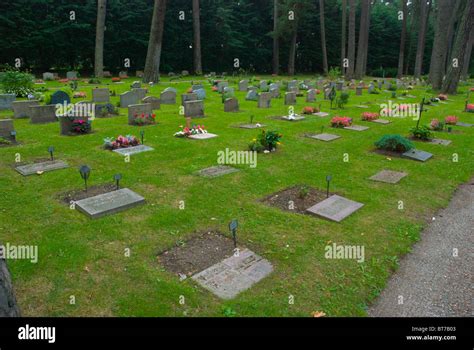 Skogskyrkogården The Unesco Protected Cemetery Stockholm Sweden Europe