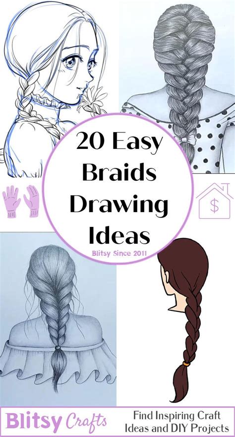 20 Easy Braid Drawing Ideas How To Draw Braids And Box Braids