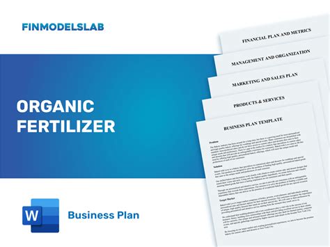 Craft Your Organic Fertilizer Business Plan Get A Winning Template Now