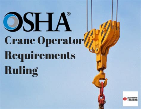 Osha Crane Operator Certification Updated Total Equipment Training