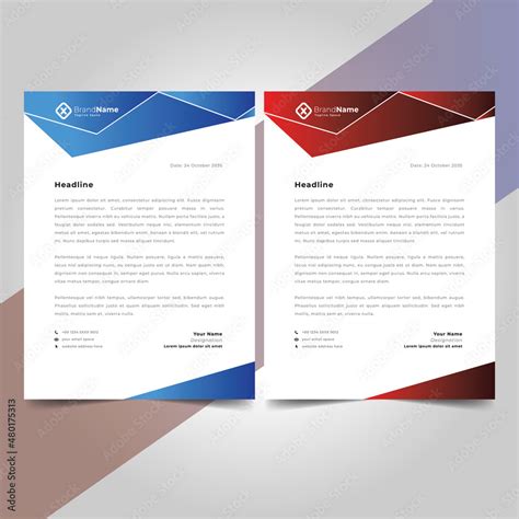 Gradient Modern Letterhead Design. Creative Letterhead Design ...