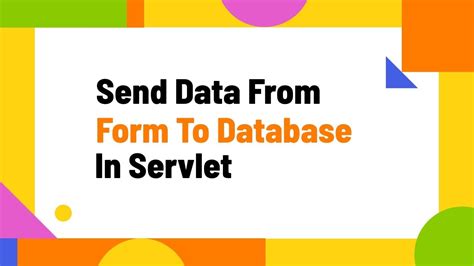 Servlet Database Connectivity Servlet JDBC Tutorial For Beginners