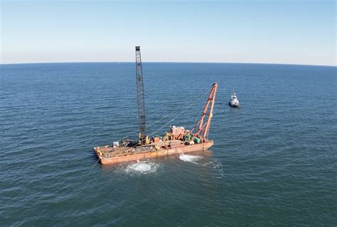 Barge Arrives To Re Float Fishing Boat After A Year Sunk Off Point