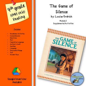 The Game Of Silence HMH Into Reading 4th Grade Activities Module 2