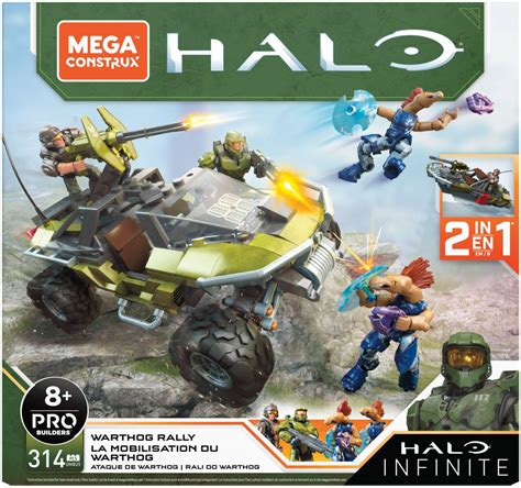 Halo Infinite Mega Construx Pro Builders Construction Set Warthog Rally