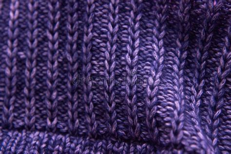 Textura De Tela De Lana Violeta Fondo Trabajo De Aguja Como Fondo