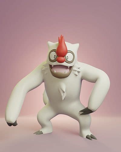 Pokemon Vigoroth 3d Model 3d Printable Cgtrader