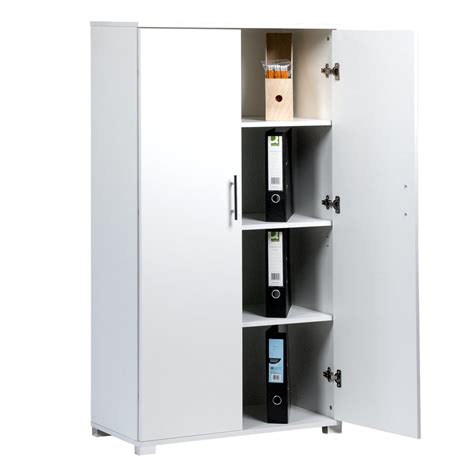 Sd Iv White Door Storage Cabinet Locking Doors Mm