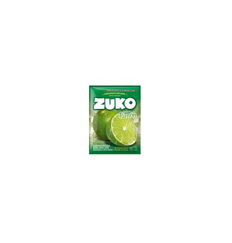 Refresco En Polvo 2L De Limon 8 Sobres X 13g ZUKO