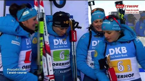 Biathlon Replay Relais hommes d Oberhof L avant course Vidéo