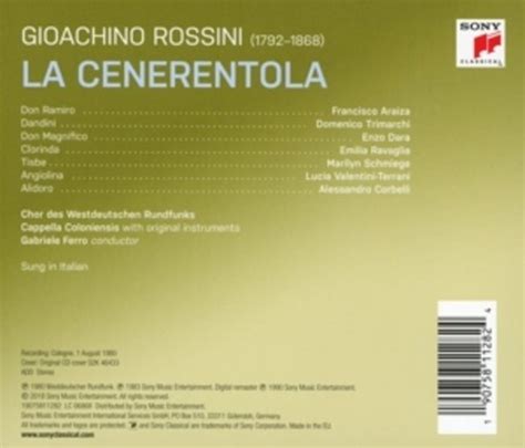 Rossini La Cenerentola Lucia Valentini Terrani La Boîte à Musique