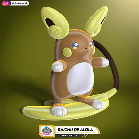 3d File Pokemon 026 Raichu Of Alola 🐉・model To Download And 3d Print・cults