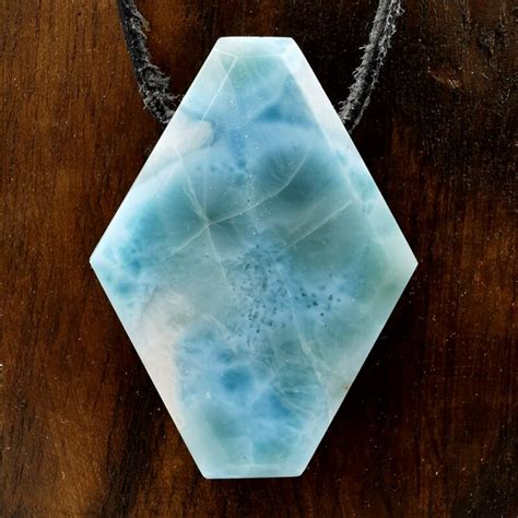 Larimar Anh Nger Gebohrt Schoene Steine De