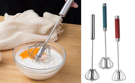 Hand Whisk Whisk Semi Automatic Hand Stirrer Stainless Steel Egg