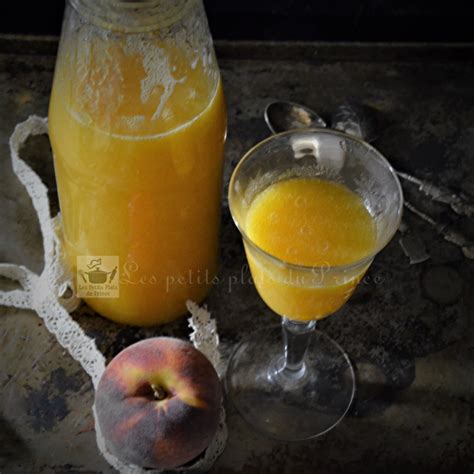 Nectar de pêche fait maison de Les petits plats du Prince et ses