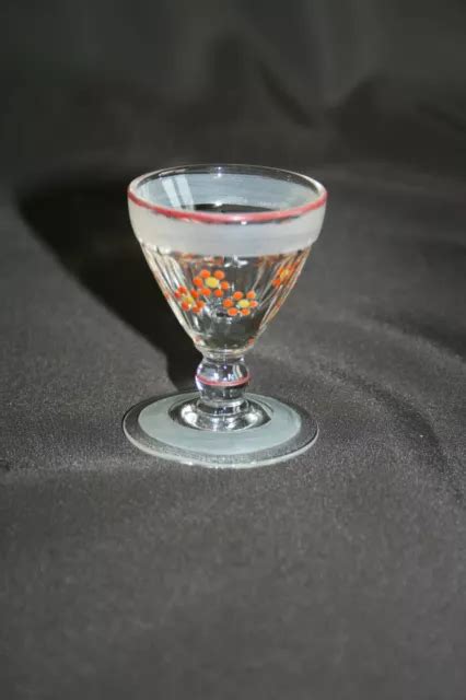 VERRE À LIQUEUR ancien émaillé EUR 5 00 PicClick FR