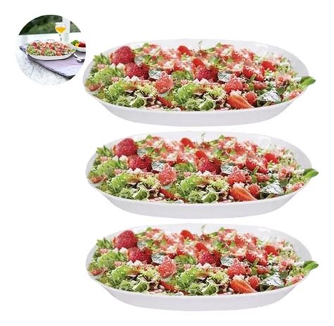 Saladeira Branca Travessa De Melamina Para Buffet Unidades Mercadolivre