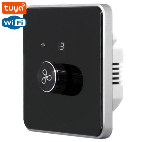 ≡ SMART Wi-Fi Регулятор скорости вентилятора с ручкой чёрный купить в ...