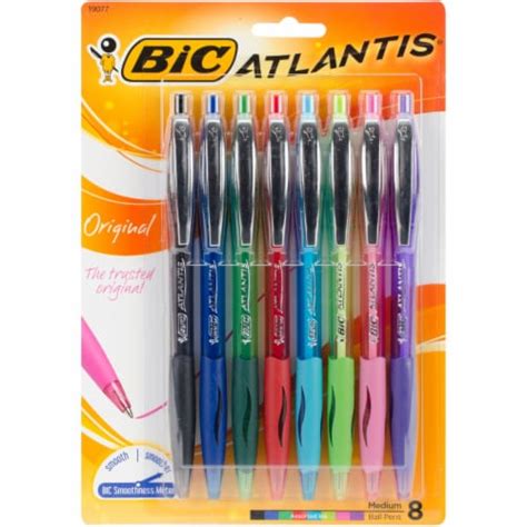 Bic Atlantis Original Retractable Ballpoint Pens Assorted Pk Fry