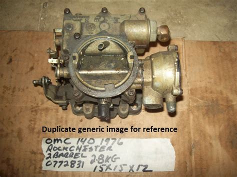 OMC Rochester Carburetor 7043183 381668 980528 982219 OMC Rochester