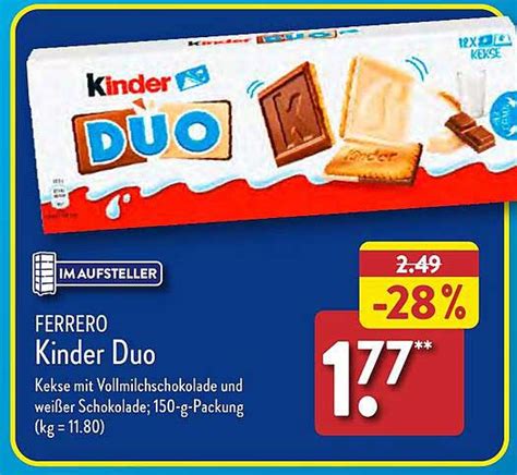 Ferrero Kinder Duo Angebot Bei ALDI Nord 1Prospekte De