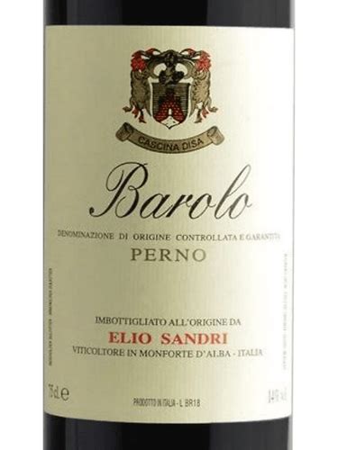 Elio Sandri Perno Barolo Vivino Us