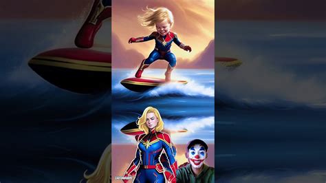 SUPERHEROES But BABYSURFING All Characters Marvel Superheroes And DC