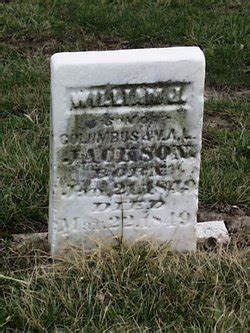 William Jackson 1849 1849 Mémorial Find a Grave